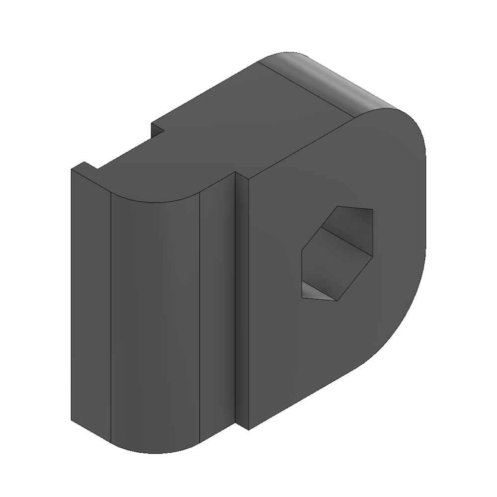 64-000-0 MODULAR SOLUTIONS PANEL CLAMP<br>M5 QUICK LOCKING BLOCK FOR PANELS
